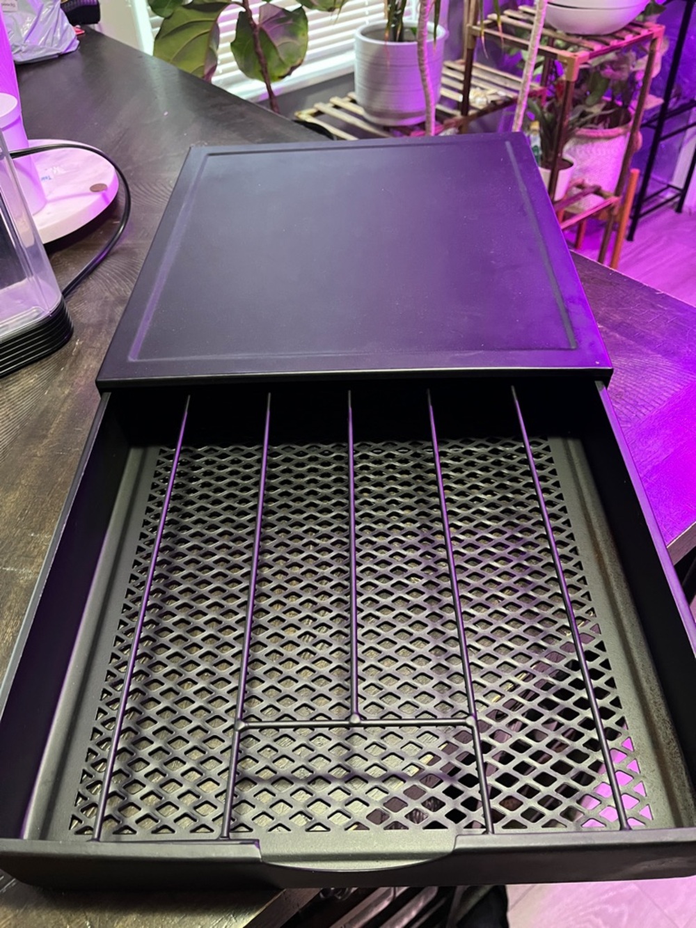 Source Unknown Black Coffee & Tea Accessory Drawer Organizer